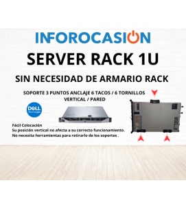 Dell PowerEdge R630 Xeon Bipro 14 Cores E5-2680 v4  2,4 Ghz. 128Gb  2 x 1 Tb SSD x 1,2 TB SAS 2 x Psu 1U & Win Server 2022 STD - second image