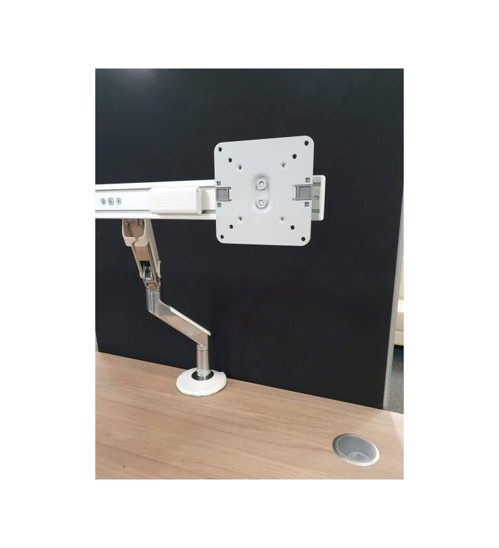 Soporte de mesa ( con tornillo sobre eje central ) Humanscale M8 Dual  para monitores de 22"