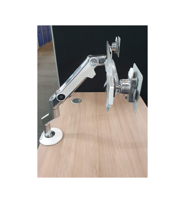 Soporte de mesa ( con tornillo sobre eje central ) Humanscale M8 Dual  para monitores de 22"