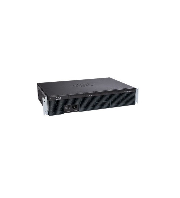 Router Cisco 2921  3  integrated 10/100/1000 Ethernet ports  -  2U